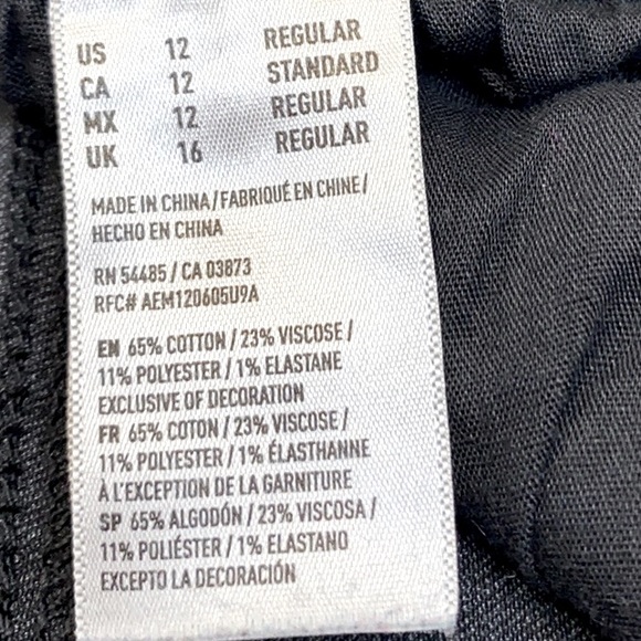 AMERICAN EAGLE BLACK HI-RISE JEGGING JEANS - Picture 5 of 5